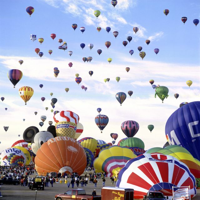 Balloons Launching at the Balloon Fiesta