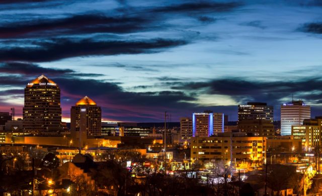 Albuquerque Downtown at Dusk