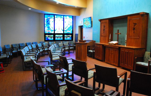 Chapel with Stained Glass